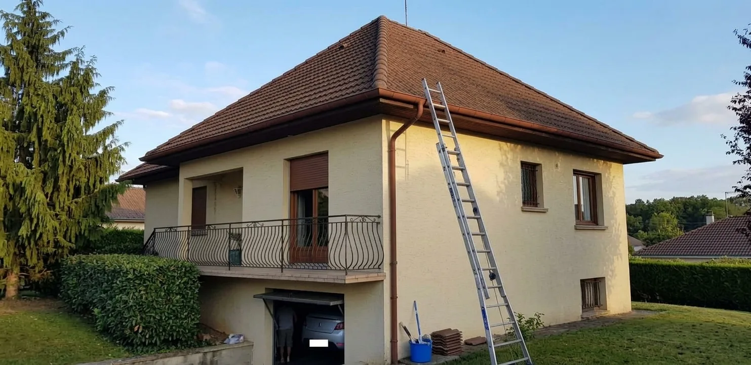 Démoussage de toiture Besançon